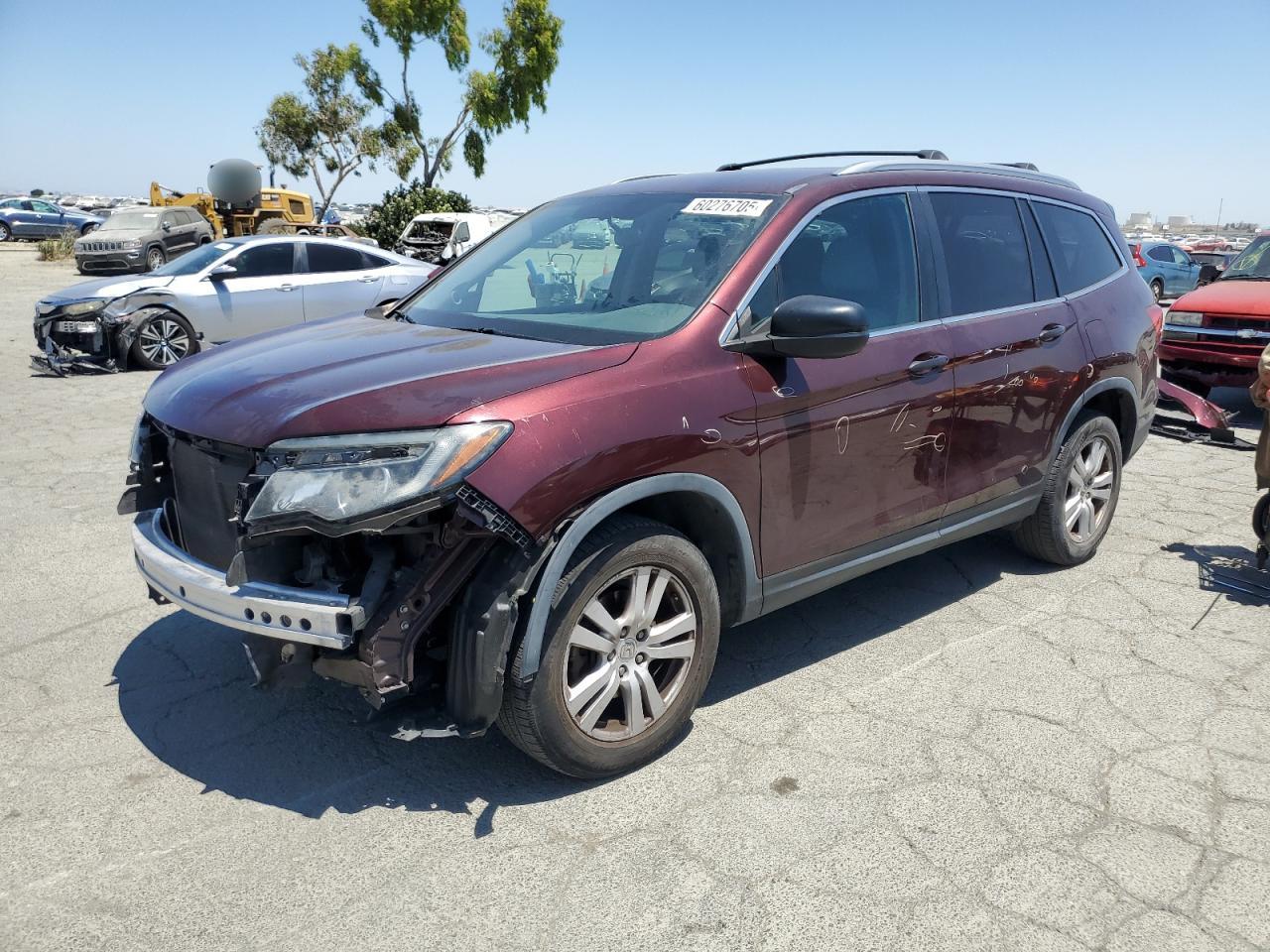 2016 Honda Pilot Lx for Sale in Martinez, CA - Front End