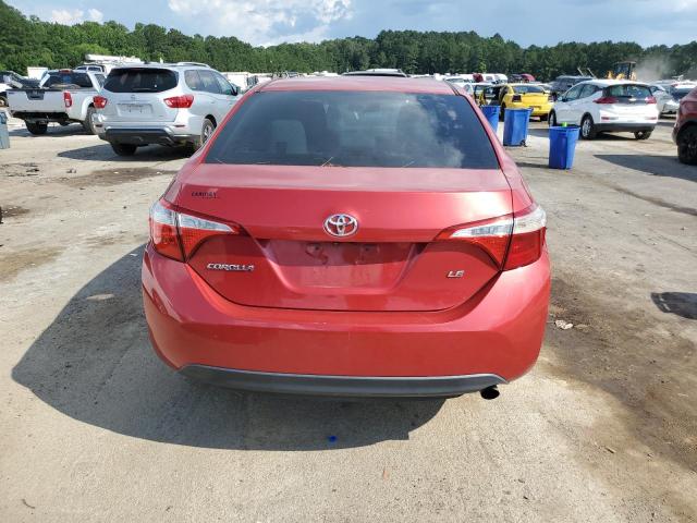  TOYOTA COROLLA 2016 Красный