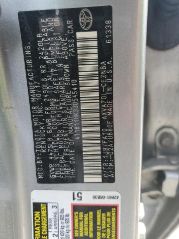 2018 TOYOTA CAMRY L  