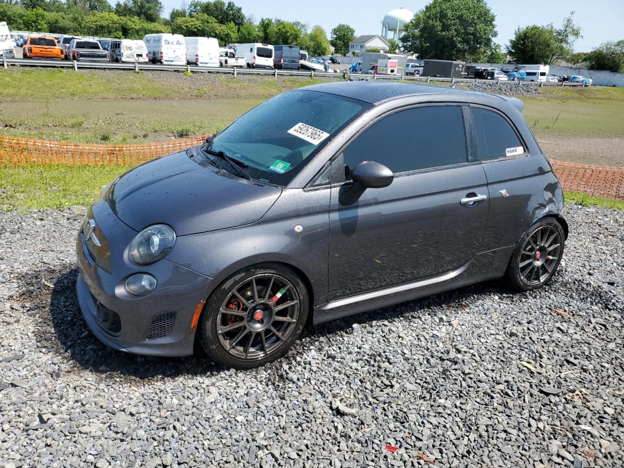 2015 Fiat 500 Abarth de vânzare în Hillsborough, NJ - Rear End