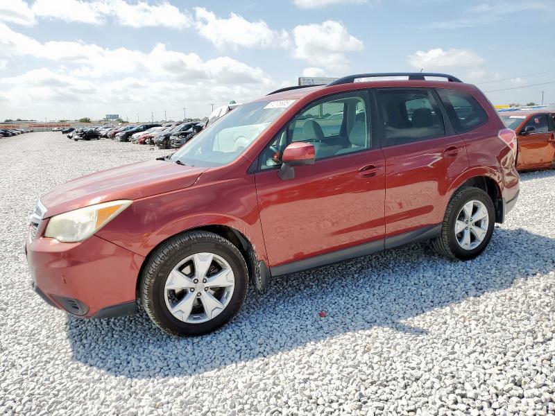  SUBARU FORESTER 2015 Червоний