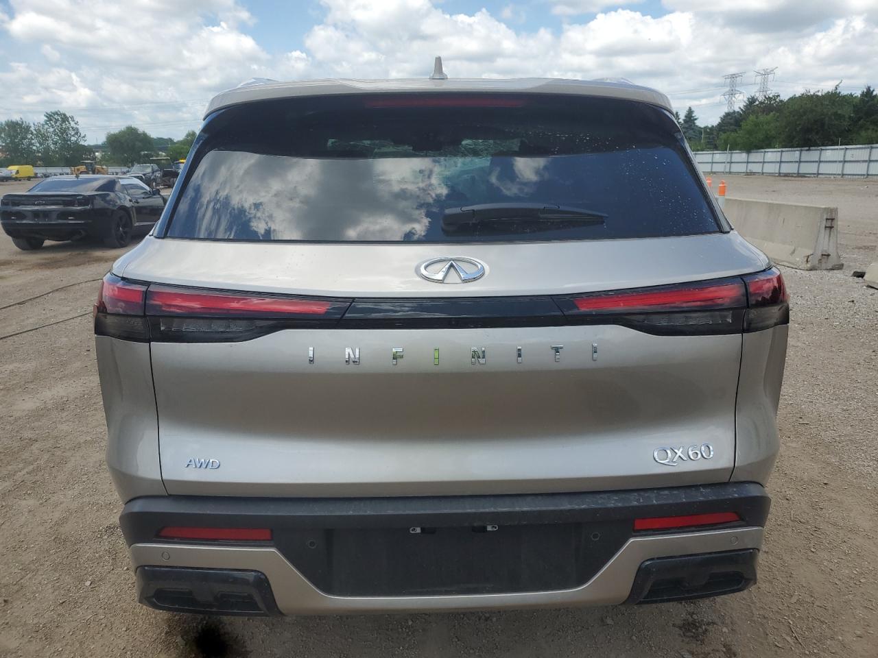 2025 Infiniti Qx60 Luxe VIN: 5N1AL1FS3SC338144 Lot: 62780645