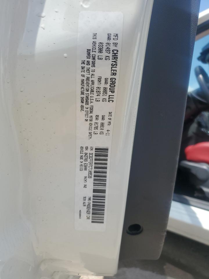 2012 Fiat 500 Lounge VIN: 3C3CFFER7CT109539 Lot: 61502415