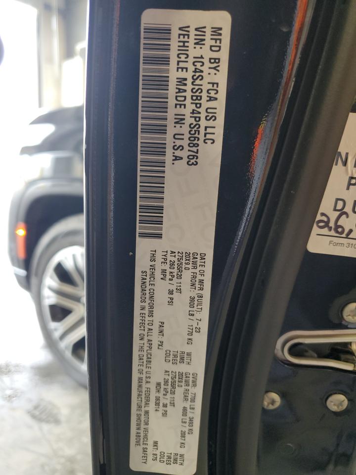 2023 Jeep Wagoneer L Series Ii VIN: 1C4SJSBP4PS568763 Lot: 62871345