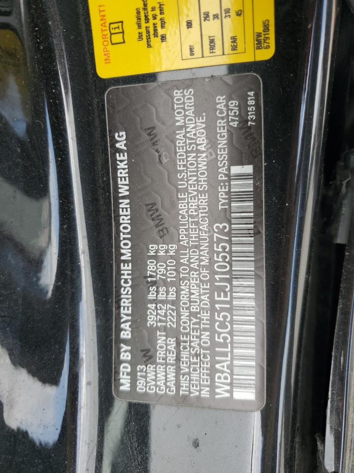 2014 BMW Z4 Sdrive28I VIN: WBALL5C51EJ105573 Lot: 61538425