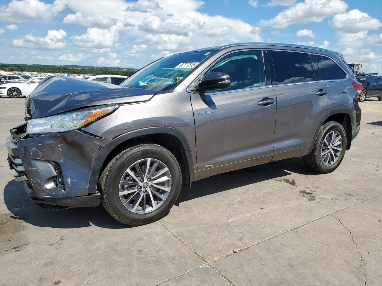 TOYOTA HIGHLANDER 2018 VIN 5TDJGRFH1JS045075