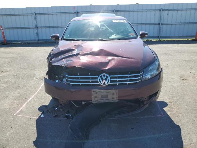  VOLKSWAGEN PASSAT 2012 Burgundy