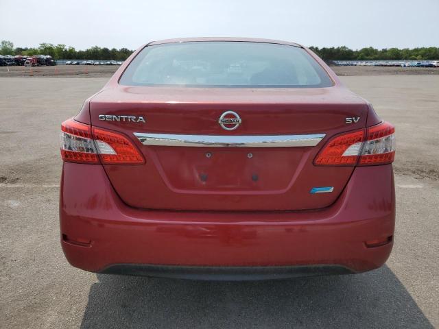  NISSAN SENTRA 2014 Czerwony