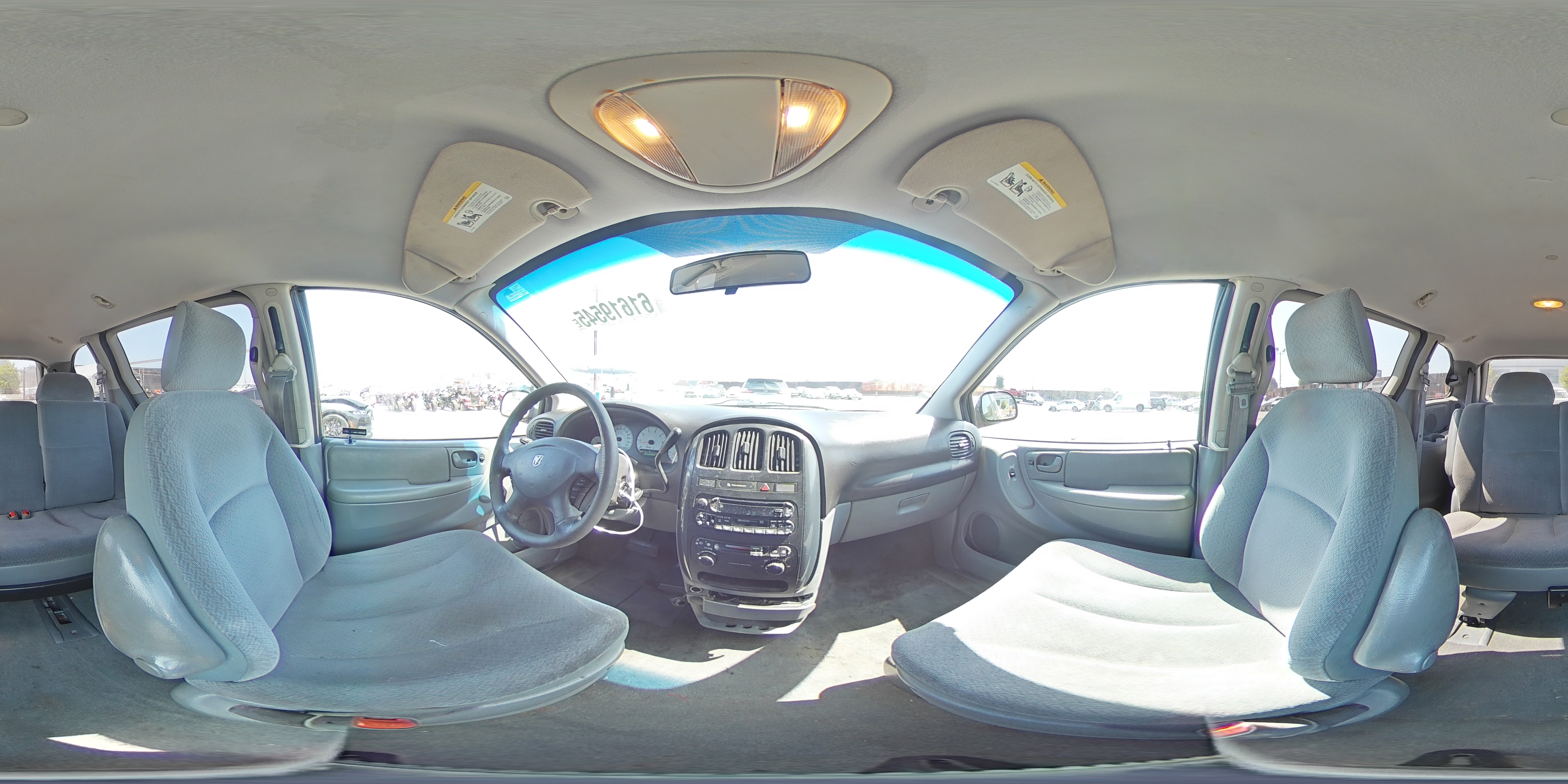 2005 Dodge Caravan Sxt VIN: 1D8GP45R75B358346 Lot: 61619545