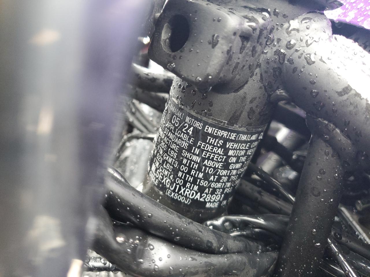 ml5exgj1xrda28991 ML5EXGJ1XRDA28991 2024 Kawasaki Ex500 A