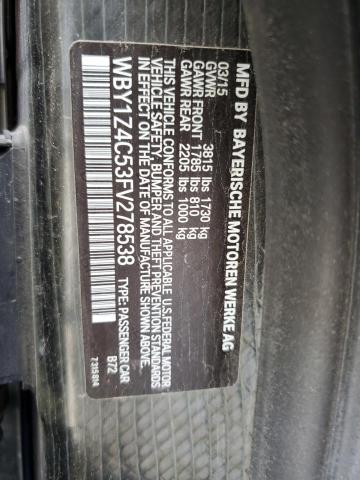 2015 BMW I3 REX  