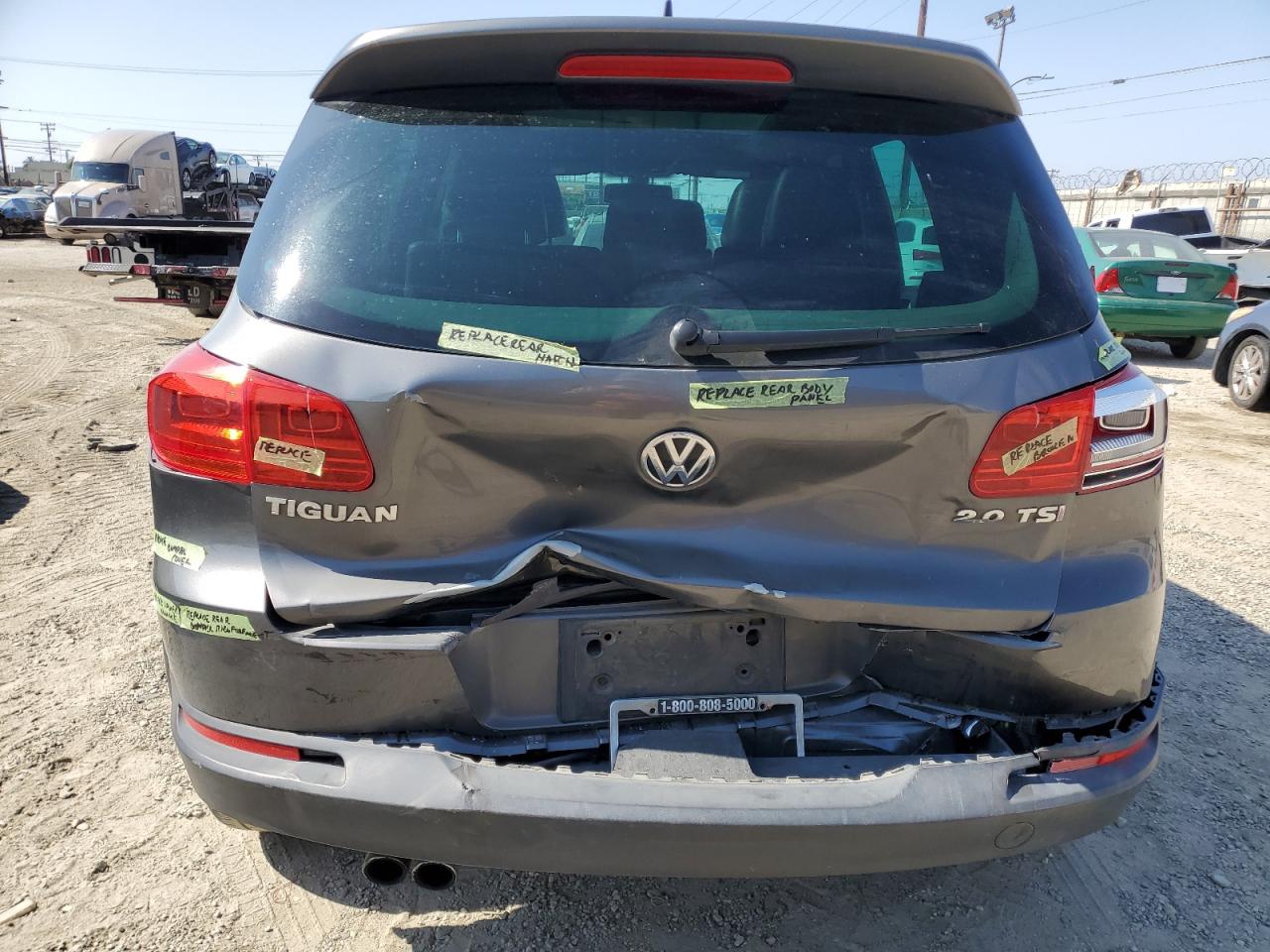 2014 Volkswagen Tiguan S VIN: WVGAV3AX8EW009418 Lot: 61044445