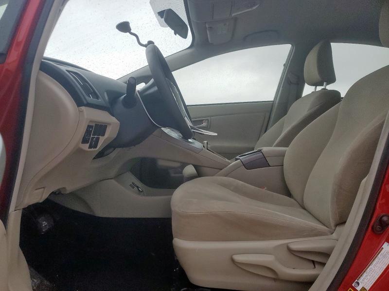 TOYOTA PRIUS 2015 Red