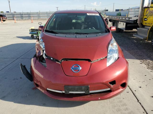 NISSAN LEAF 2013 Red