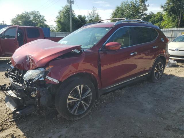  NISSAN ROGUE 2018 Czerwony