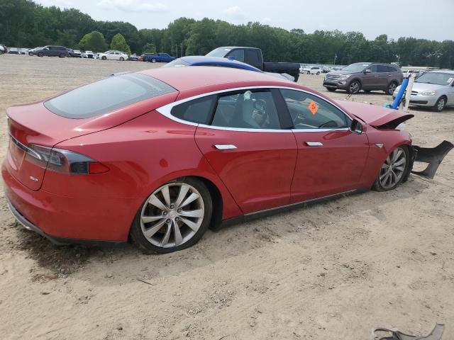 Hatchbacks TESLA MODEL S 2015 Red