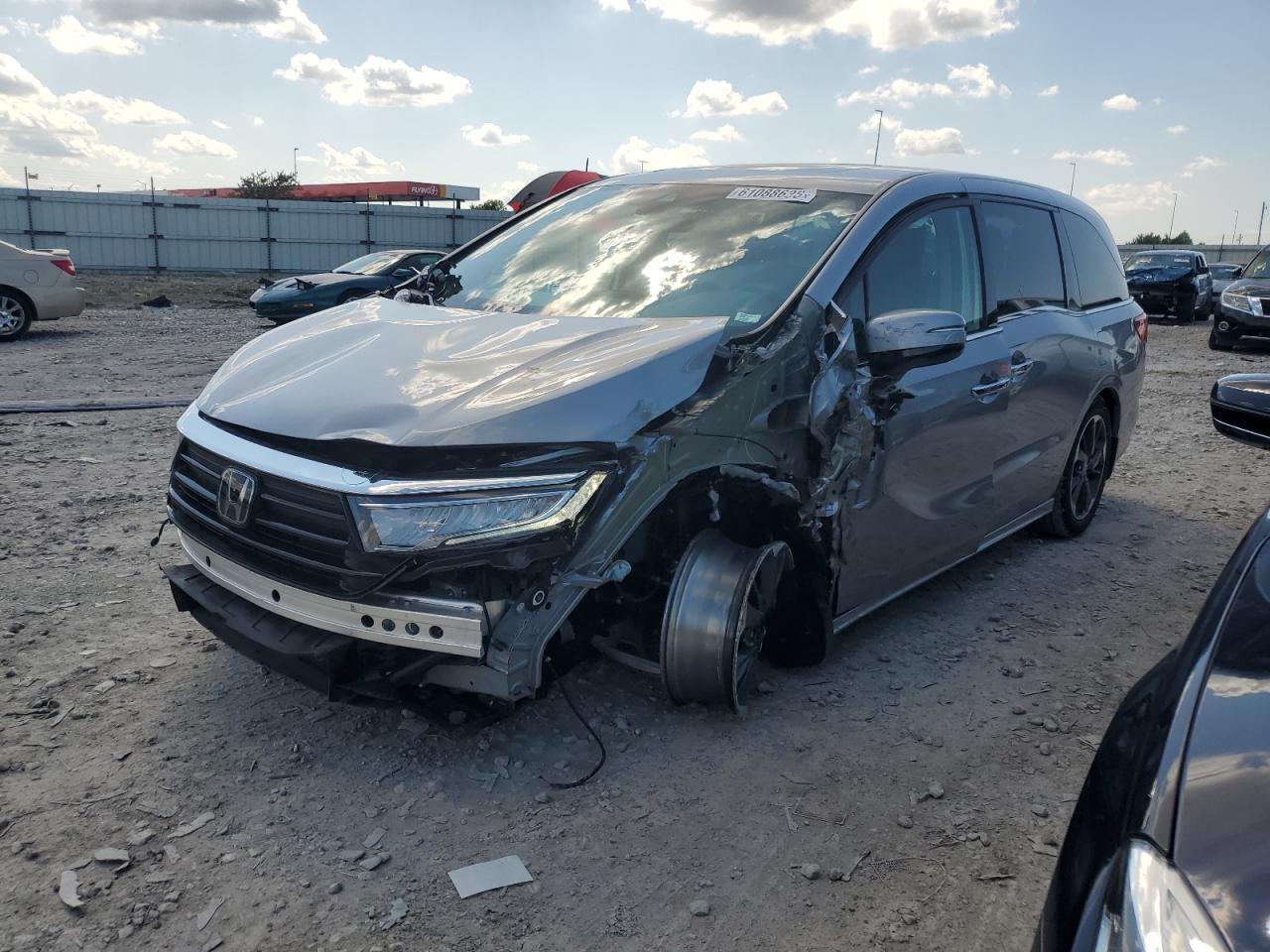 2023 Honda Odyssey Elite იყიდება Cahokia Heights-ში, IL - Front End