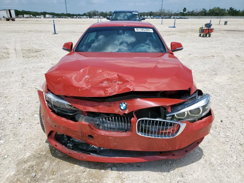  BMW 4 SERIES 2018 Czerwony