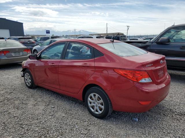  HYUNDAI ACCENT 2013 Красный