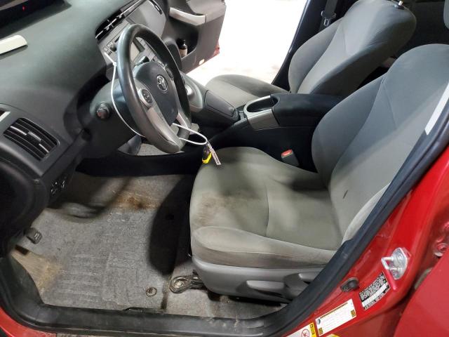  TOYOTA PRIUS 2014 Красный