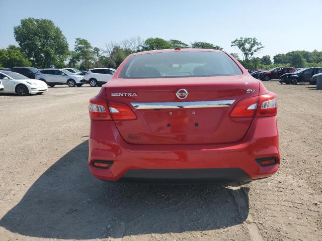  NISSAN SENTRA 2018 Czerwony