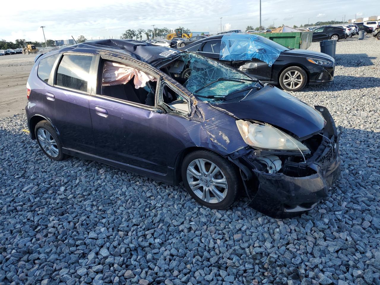 HONDA FIT 2009 VIN JHMGE88409S073651 zdjęcie 4