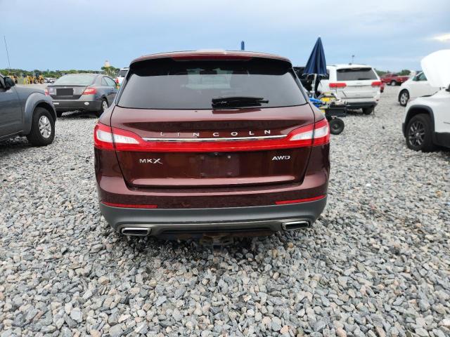  LINCOLN MKX 2016 Burgundy
