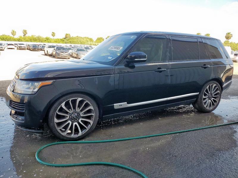 2016 LAND ROVER RANGE ROVER SUPERCHARGED   for sale at Copart TX - MCALLEN