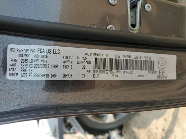 2019 JEEP CHEROKEE LIMITED  