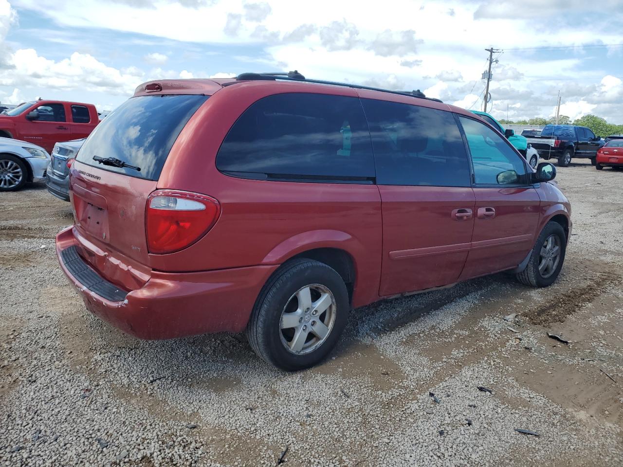 2006 Dodge Grand Caravan Sxt red null gas 2D4GP44L96R620966 photo #4