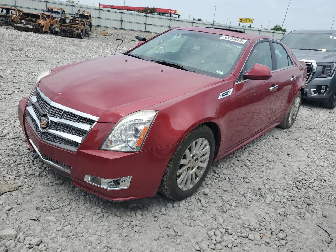 2010 Cadillac Cts Luxury Collection за продажба в Cahokia Heights, IL - Top/Roof