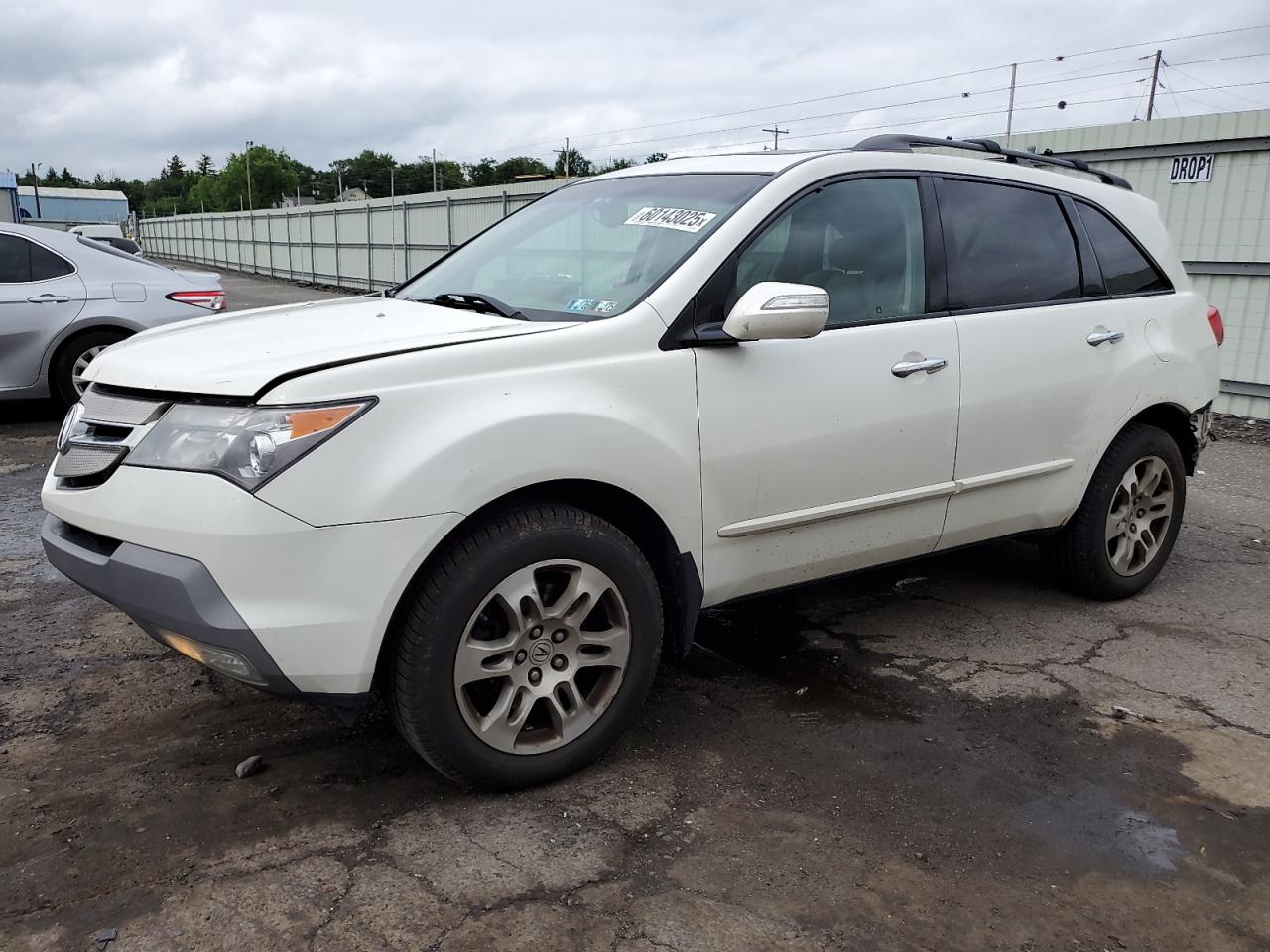 2009 Acura Mdx Technology იყიდება Pennsburg-ში, PA - Rear End