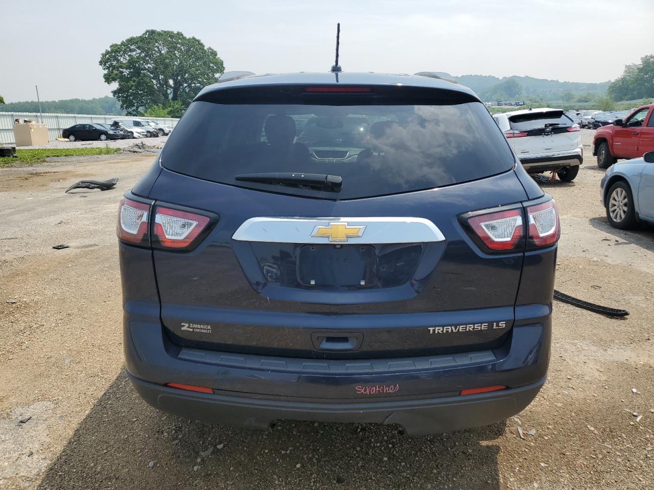2015 Chevrolet Traverse Ls VIN: 1GNKRFKD8FJ151633 Lot: 59119995