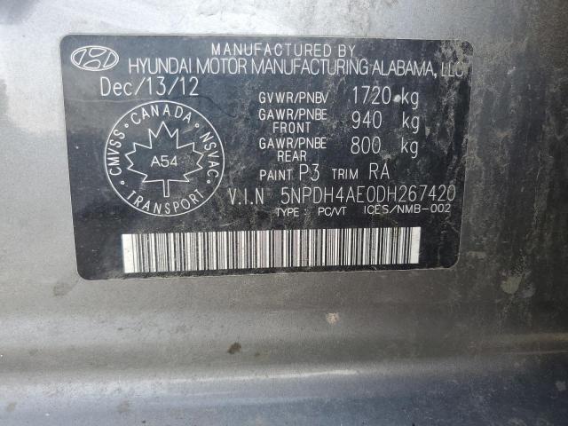 2013 HYUNDAI ELANTRA GLS  