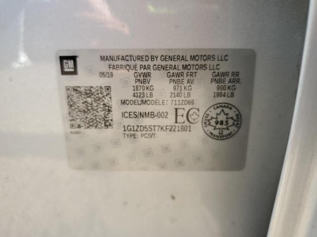 2019 CHEVROLET MALIBU LT  