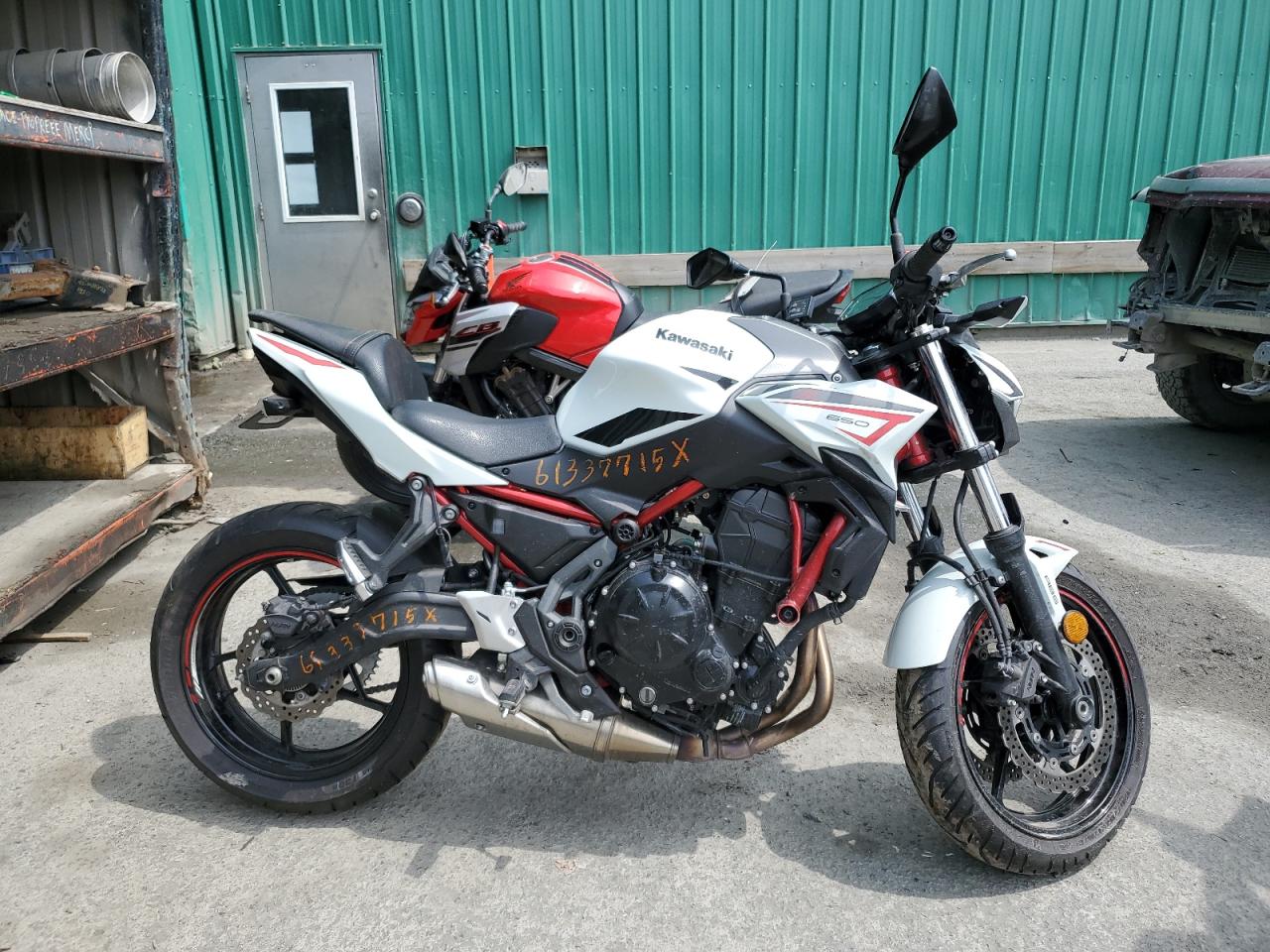 2022 Kawasaki Er650 K white null gas ML5EREK11NDA66309 photo #1