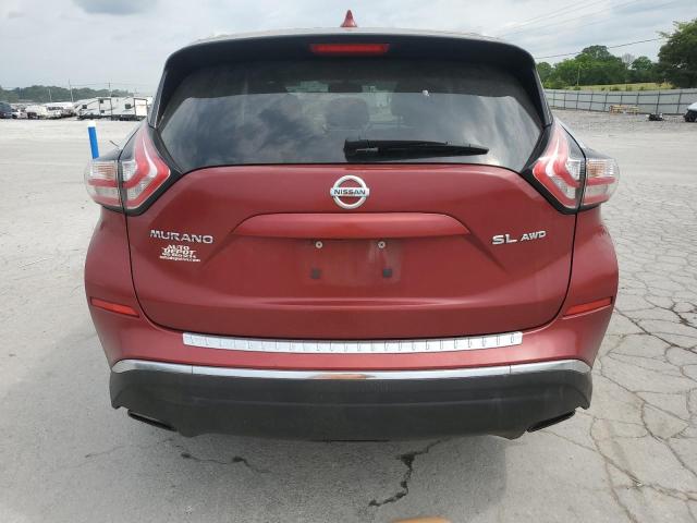  NISSAN MURANO 2017 Красный