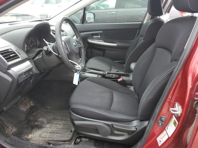  SUBARU IMPREZA 2015 Czerwony