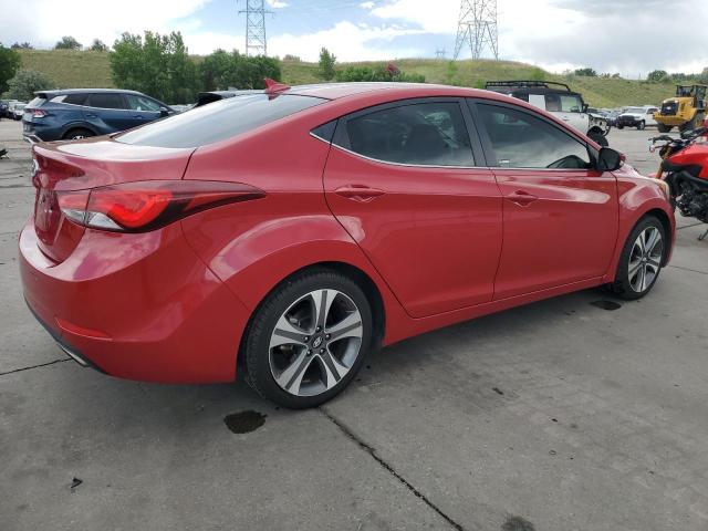  HYUNDAI ELANTRA 2014 Czerwony
