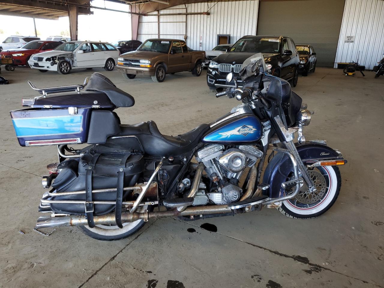 1991 Harley-Davidson Flht Classic blue null gas 1HD1DJL16MY509292 photo #1