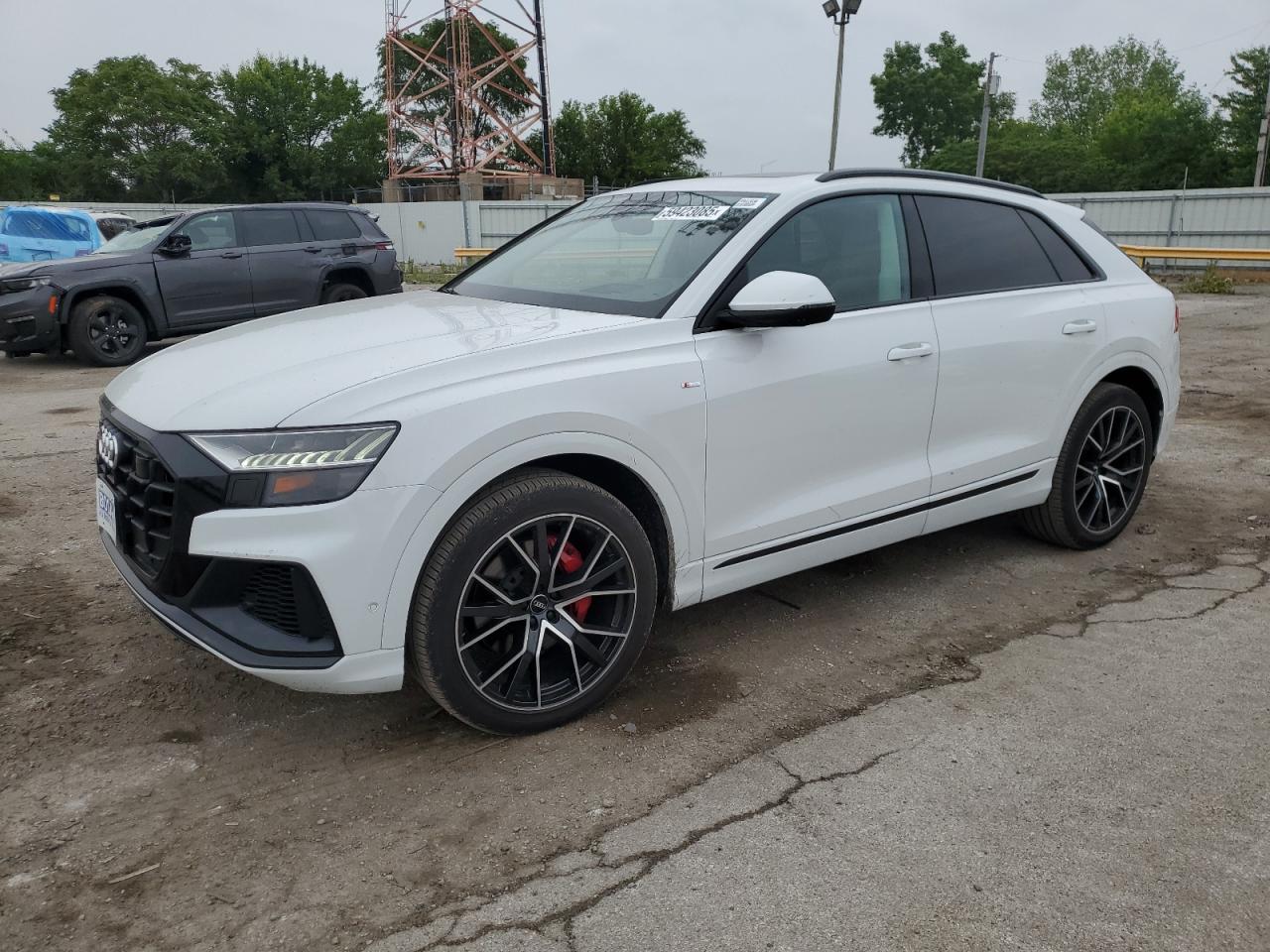 2019 Audi Q8 Prestige S-Line продається в Dyer, IN - Minor Dent/Scratches