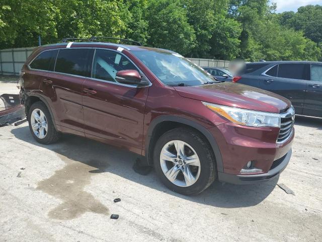  TOYOTA HIGHLANDER 2016 Burgundy