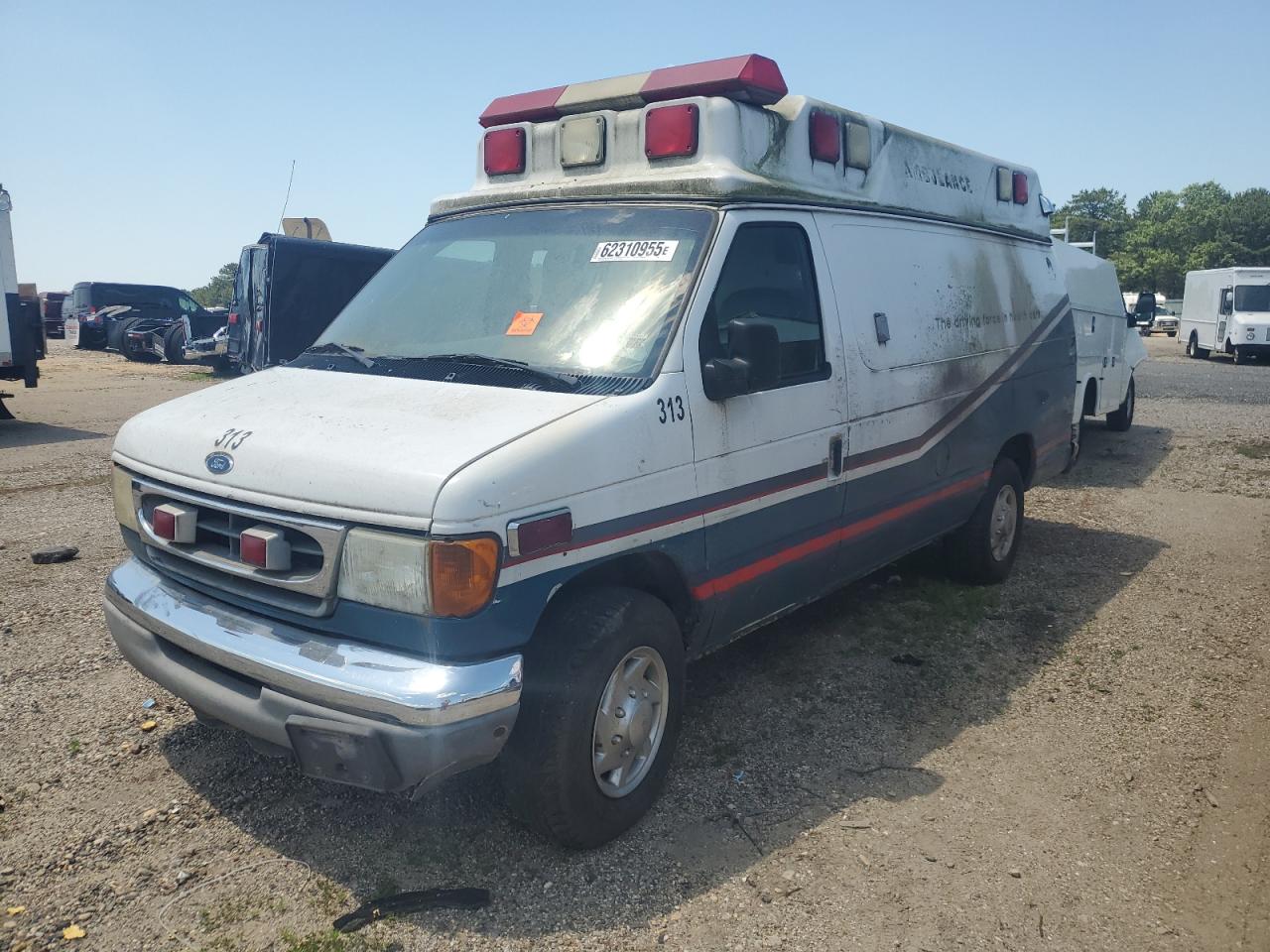 2003 Ford Econoline E350 Super Duty Van white null diesel 1FDSS34F83HA67580 photo #1