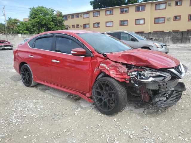  NISSAN SENTRA 2016 Czerwony