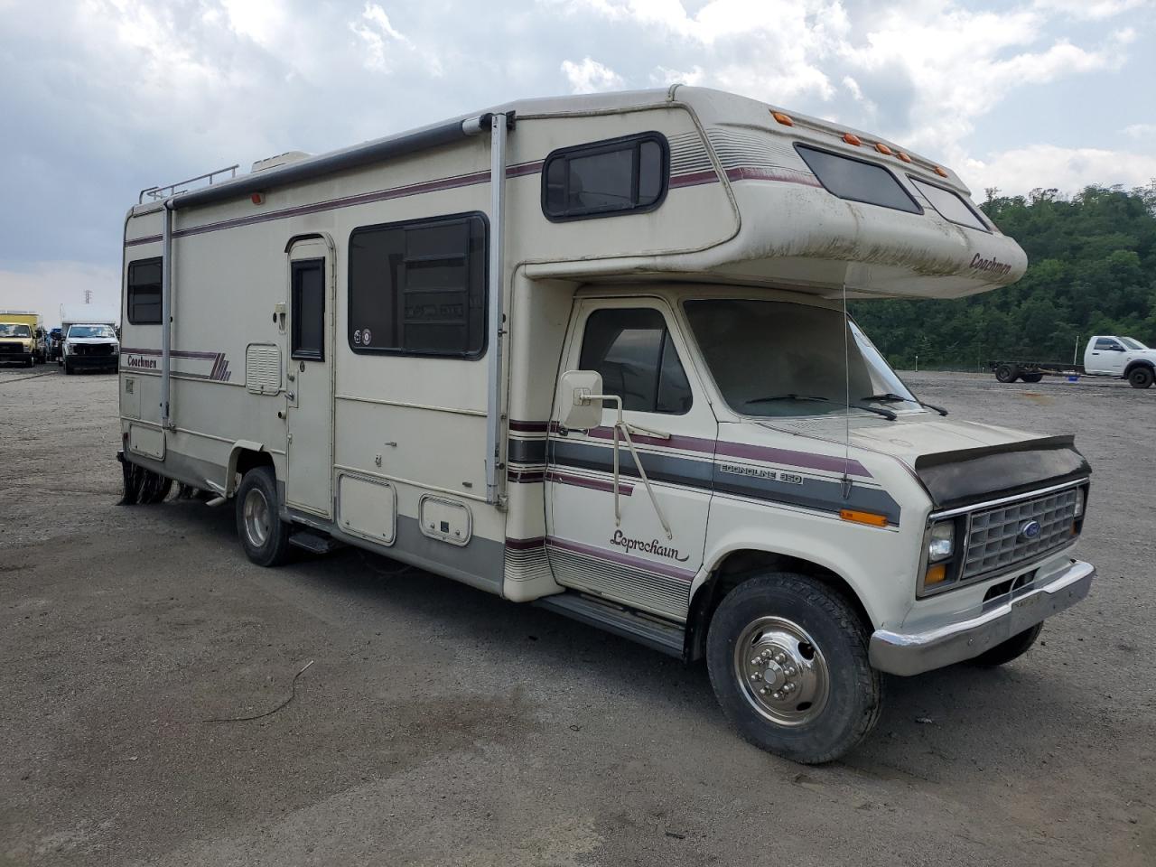 1989 Ford Econoline E350 Cutaway Van იყიდება West Mifflin-ში, PA - Burn - Interior