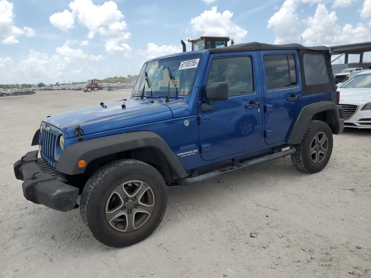 2010 Jeep Wrangler Unlimited Sport for Sale in West Palm Beach, FL - Minor Dent/Scratches