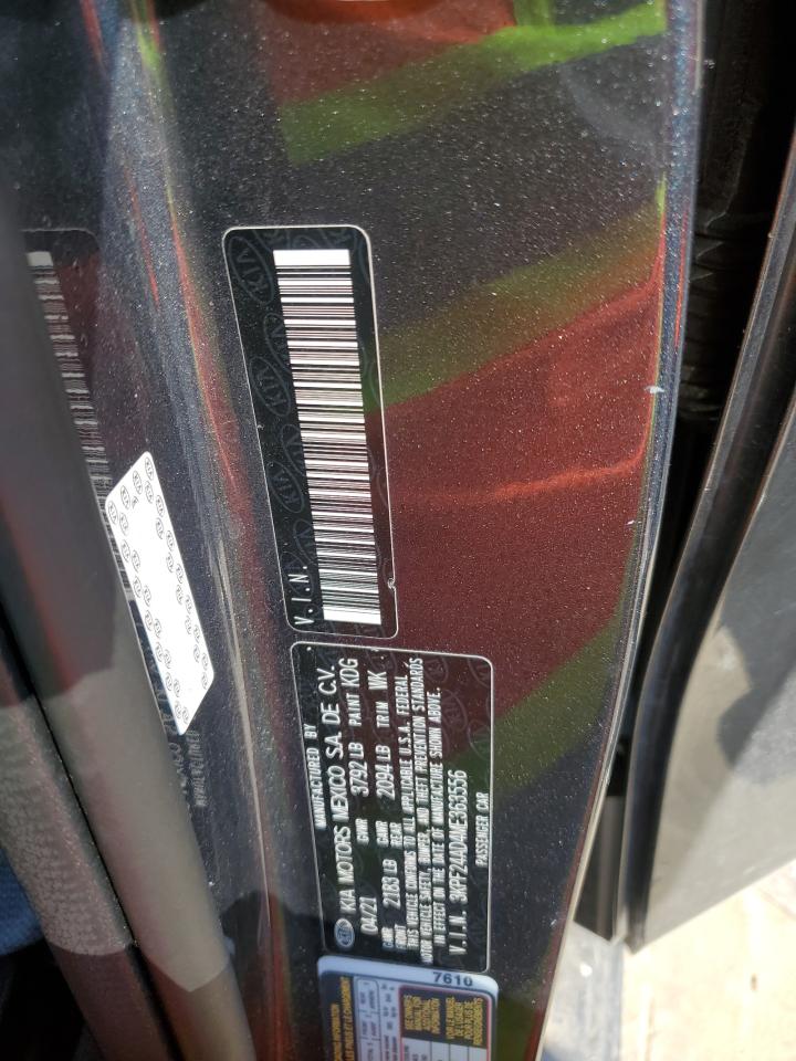 2021 Kia Forte Fe VIN: 3KPF24AD4ME363556 Lot: 58812105