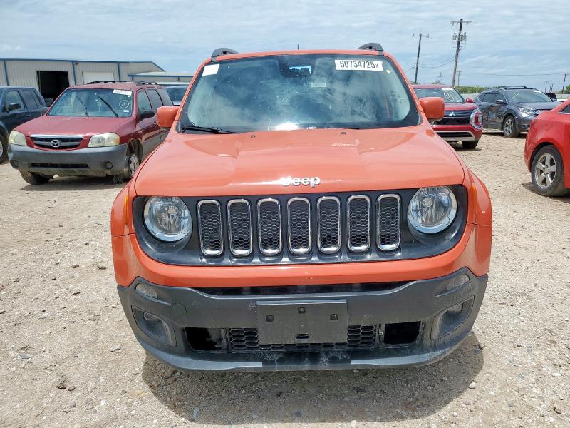  JEEP RENEGADE 2017 Orange