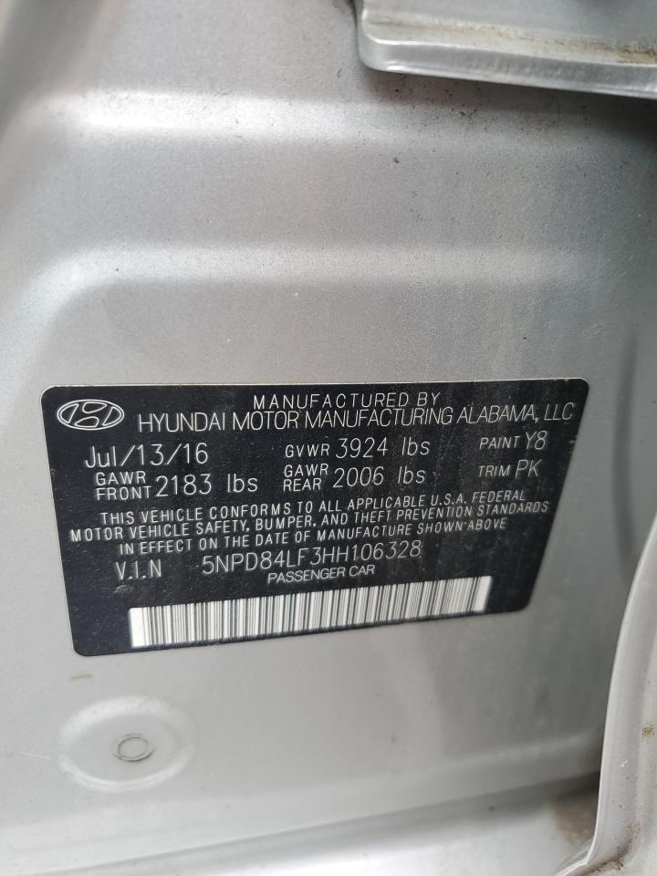 HYUNDAI ELANTRA 2017 VIN 5NPD84LF3HH106328 photo 13