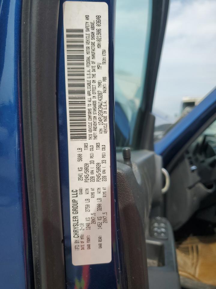 2010 Dodge Nitro Se VIN: 1D4PU2GK3AW143287 Lot: 59537975